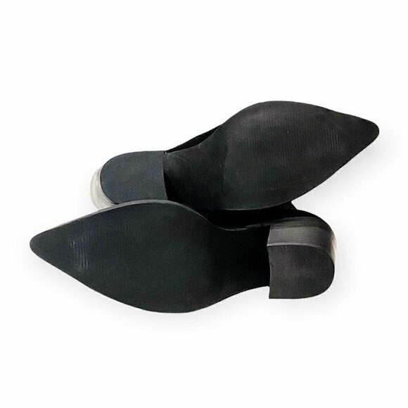 New in box,  Silent D Boots, Miller Pointed Toe Ankle Boots Black Suede, Size 38 - Picture 10 of 14